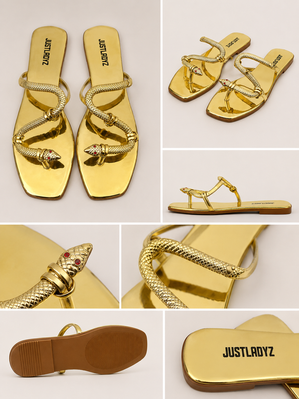 Sandale Serpent Gold