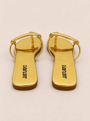 Sandale Serpent Gold